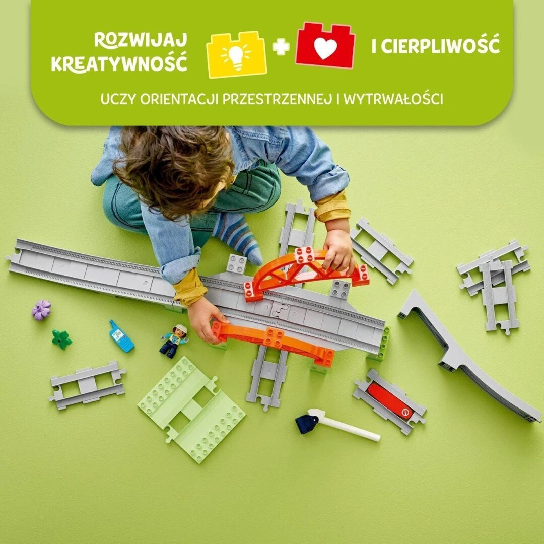 20250221163246_6d3de685 Lego Duplo Train Bridge and Tracks Expansion Set για 2+ Ετών 42τμχ - Image 12