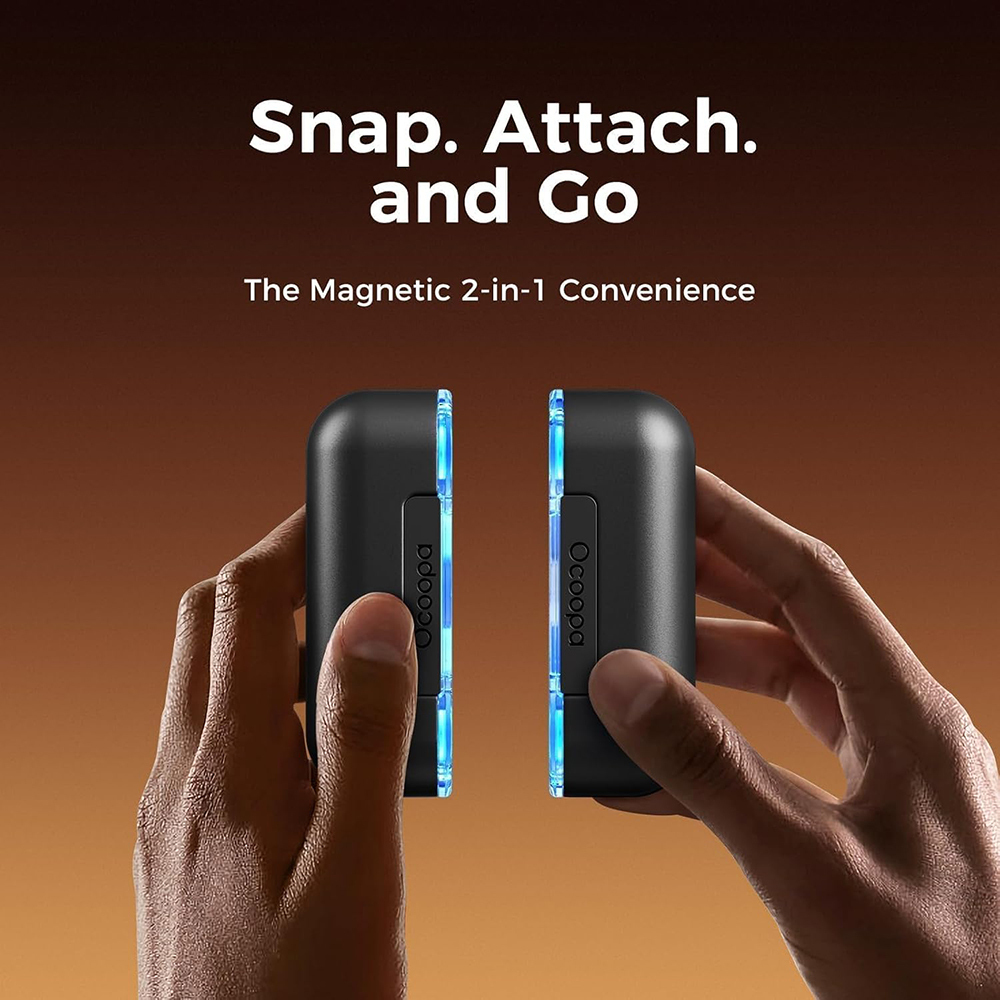 20250224132324_c3ede489 Ocoopa Hand Warmer Set Rgb Lights Power Bank Type-c Magnetic Magtwins 2x 5000mah Ocoopa Ut4103-bk Black 6975292224462 - Image 2