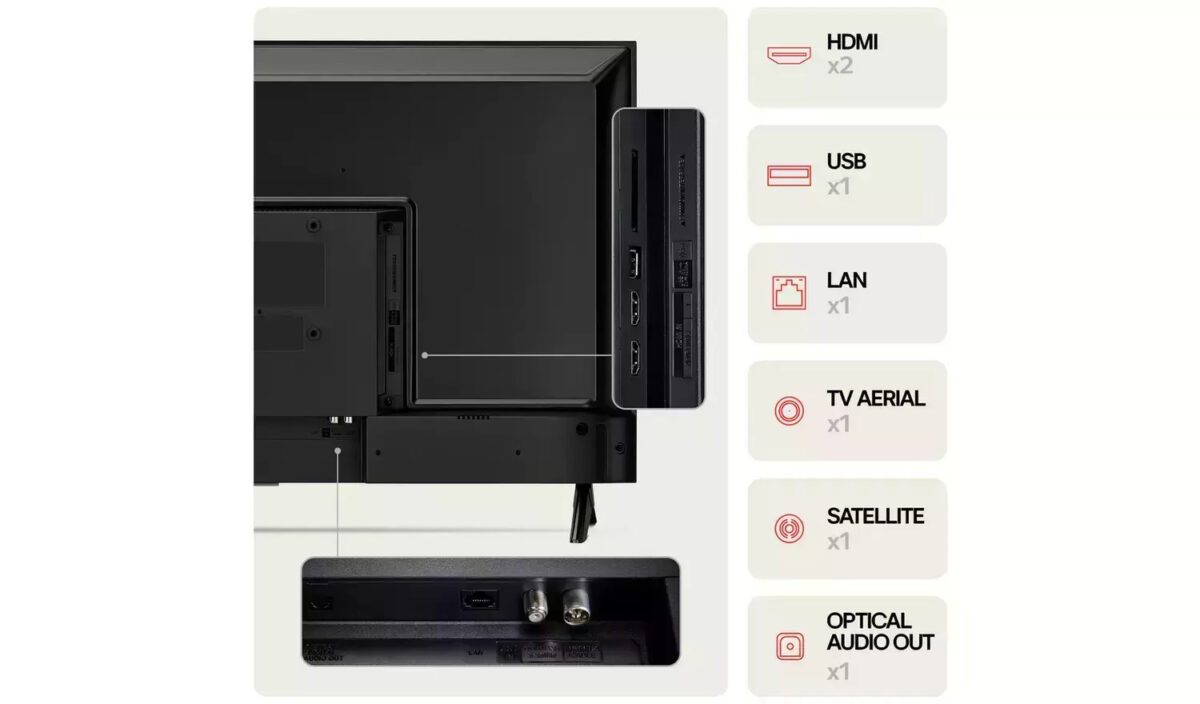 LG Smart 32" Full HD LED AI LR60 (2024) - Image 3