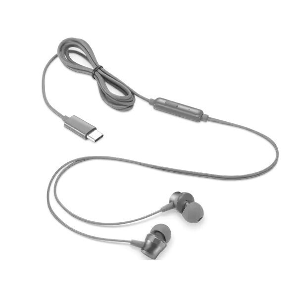 20250228153602_688562ea Lenovo GXD1J77353 In-ear Handsfree Ακουστικά με Βύσμα USB-C Γκρι - Image 5
