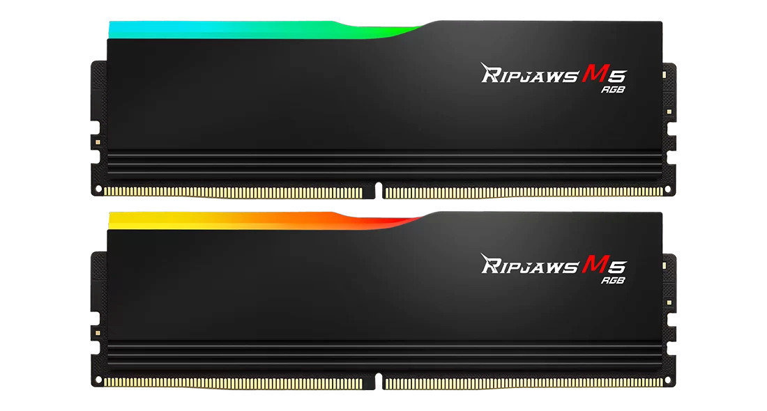 G.Skill Ripjaws M5 RGB DDR5 64GB RAM με 2x32GB Modules και Ταχύτητα 6000 για Desktop F5-6000J2836G32GX2-RM5RK
