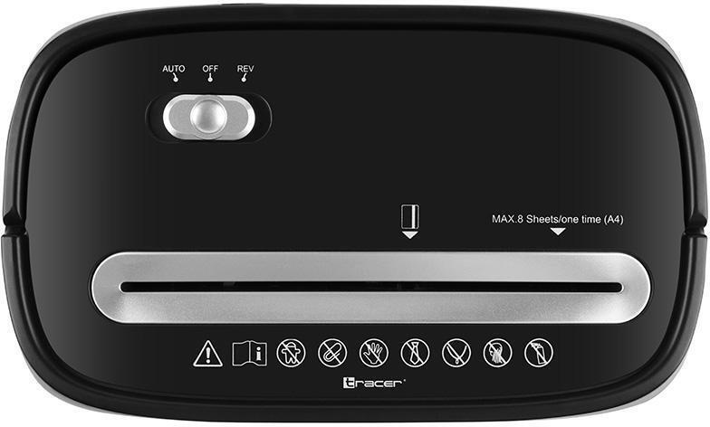 20250304164952_43ba34e7 Tracer Καταστροφέας Εγγράφων TRX-815L Strip Cut 8 Φύλλων με Κάδο 15lt - Image 5