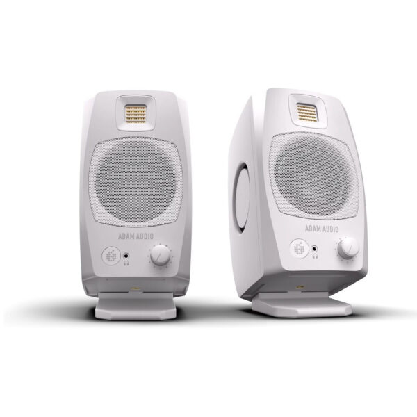 Adam D3V Αυτοενισχυόμενα Ηχεία 3 Δρόμων με Bluetooth (Ζεύγος) Λευκό