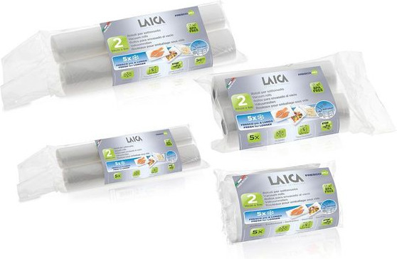20250307163016_f313e5de Laica VT3505 Σαγρέ Σακούλες για Συσκευές Vacuum 280mm x 3m 2 Ρολά - Image 3