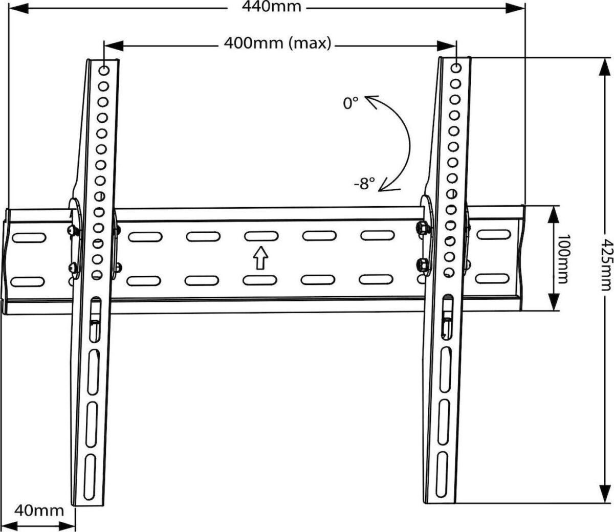 Maclean Energy MC-862 Επιτοίχια έως 55" και - Image 3