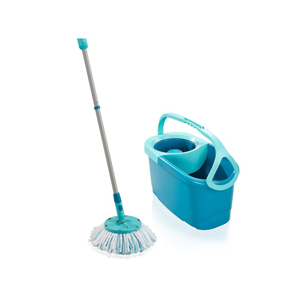 20250311165920_leifheit_peristrefomeni_set_kouvas_me_sfougaristra_clean_twist_disc_mop Leifheit Περιστρεφόμενη Σετ Κουβάς με Σφουγγαρίστρα Clean Twist Disc Mop 52101 - Image 1