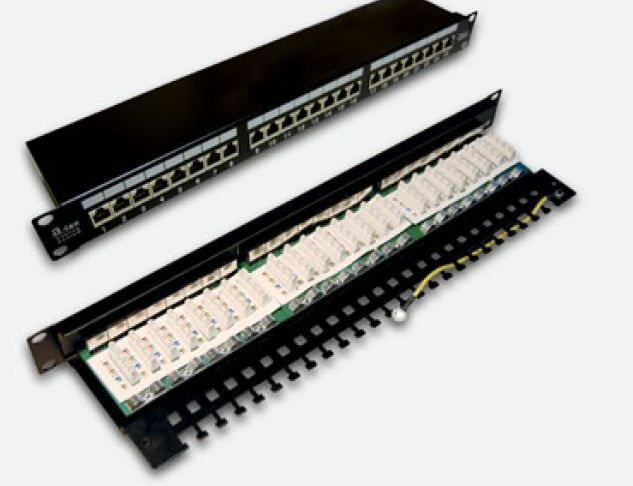 20250312123105_45d1dd51 A-LAN Patch Panel Shielded για Rack 1U 19" 24 Θυρών cat5e Μαύρο - Image 2