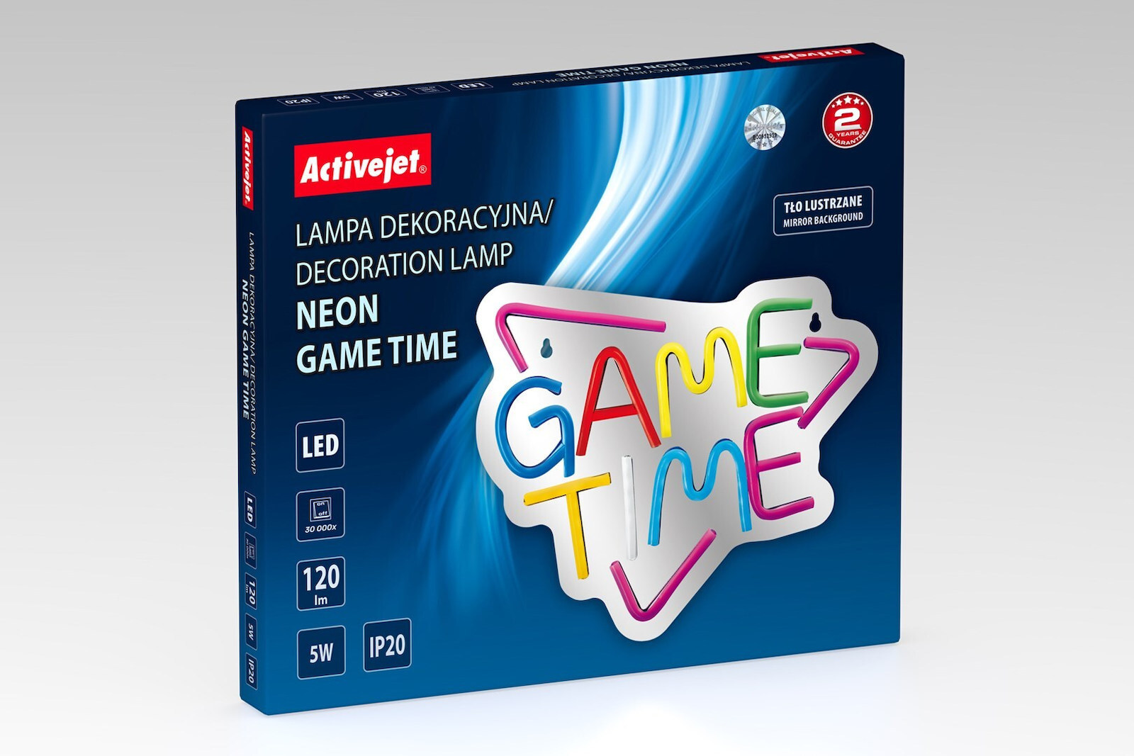 20250313095154_active_jet_diakosmitiko_fotistiko_lamptiras_neon_aje_neon_game_time Active Jet Διακοσμητικό Φωτιστικό Λαμπτήρας Neon Πολύχρωμο - Image 1