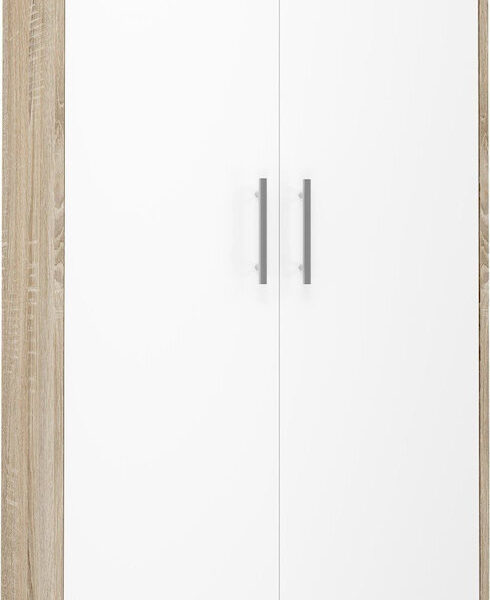 Ντουλάπι Γραφείου Ξύλινο Oliv Sonoma/White 74x35x180cm