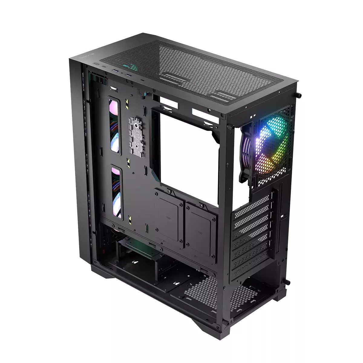 20250314170257_633926fd Logic Dart Pro ARGB Gaming Midi Tower με Πλαϊνό Παράθυρο - Image 2