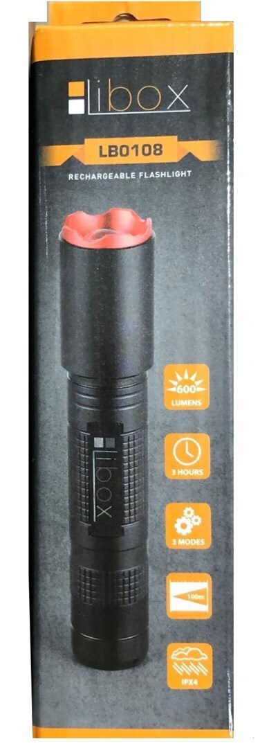 20250318150933_f38151ae Libox Libox Torch Στεγανός Επαναφορτιζόμενος Φακός LED 500lm - Image 4