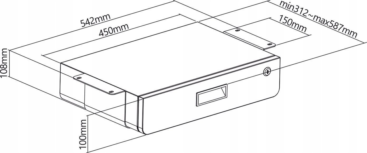 20250319170505_b8c62089 Under-desk Drawer Organizer 5kg Max Mc-461 - Image 9