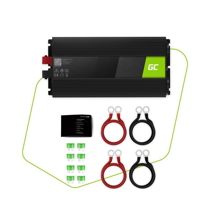20250320143536_cc42bae1 Green Cell Pure Sine Inverter Αυτοκινήτου Καθαρού Ημιτόνου 3000W για Μετατροπή 24V DC σε 230V AC με 1xUSB - Image 5