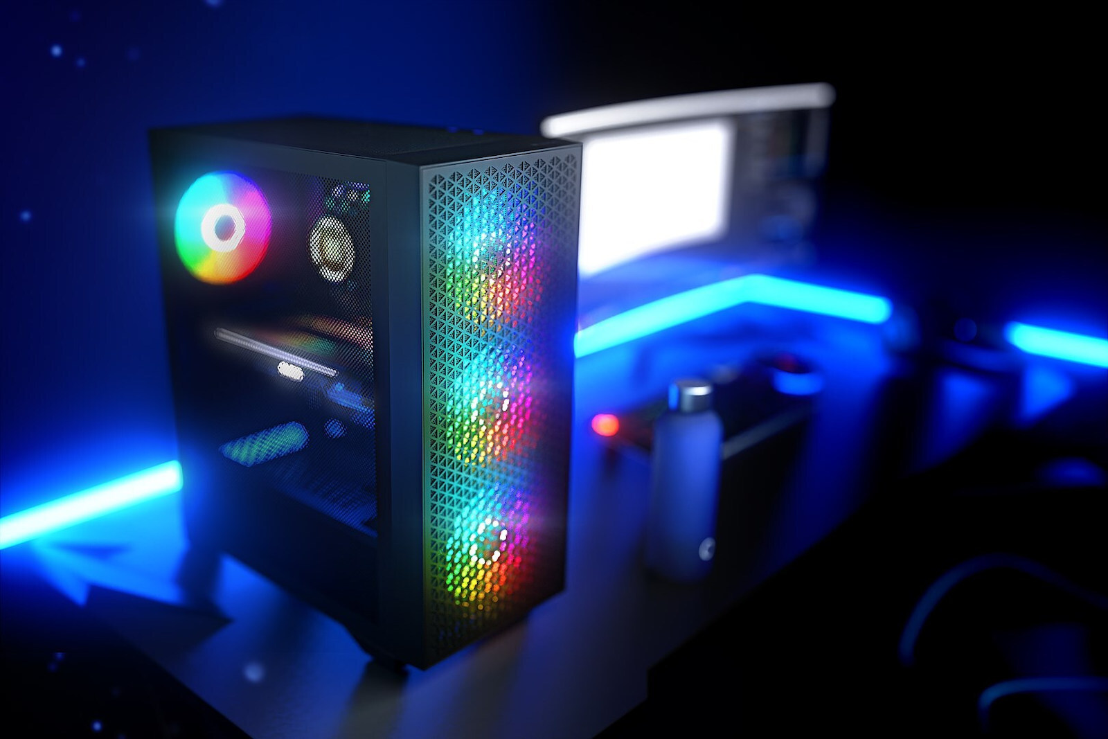 20250320165349_b34dac95 Logic Dart Pro ARGB Gaming Midi Tower με Πλαϊνό Παράθυρο - Image 5