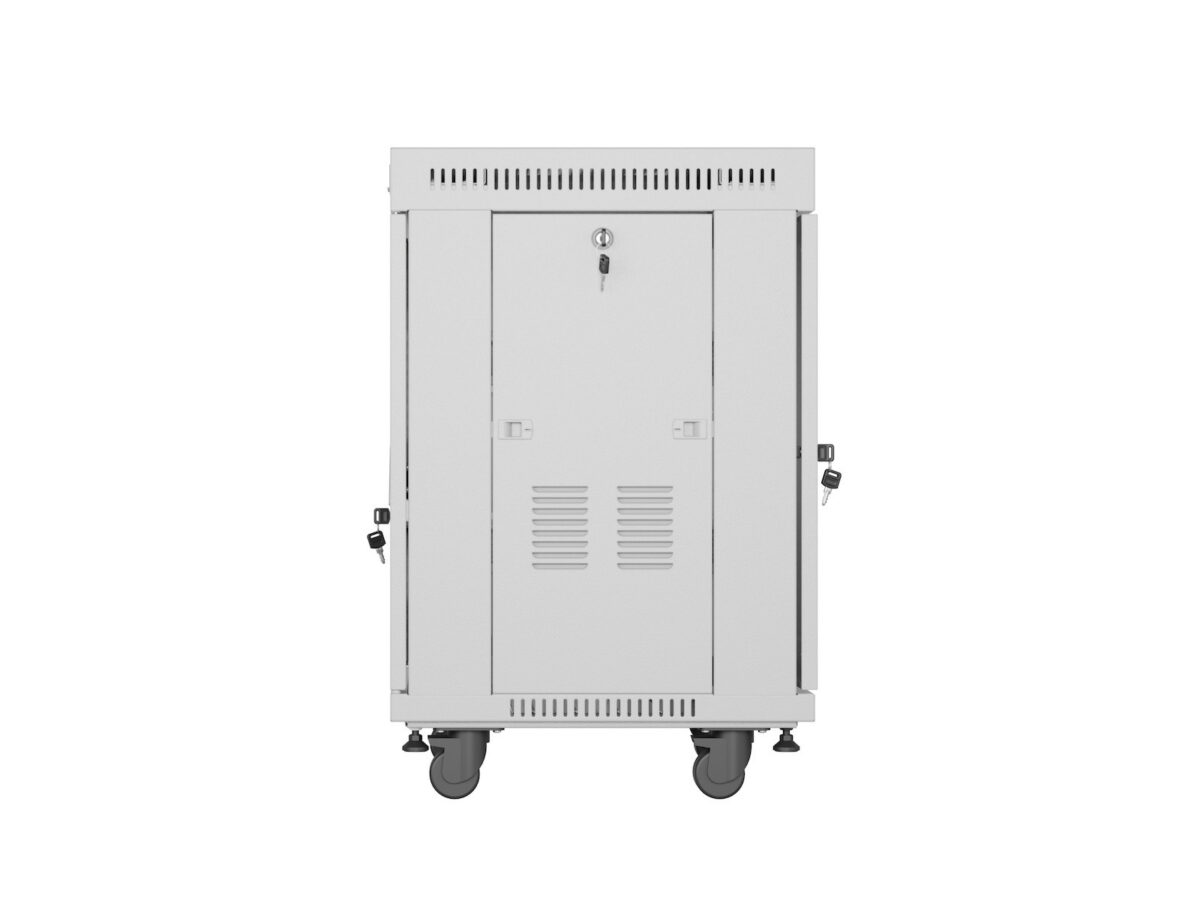 Lanberg Επιδαπέδια Καμπίνα Rack 15U Γκρι FF01-6615-12SL - Image 3