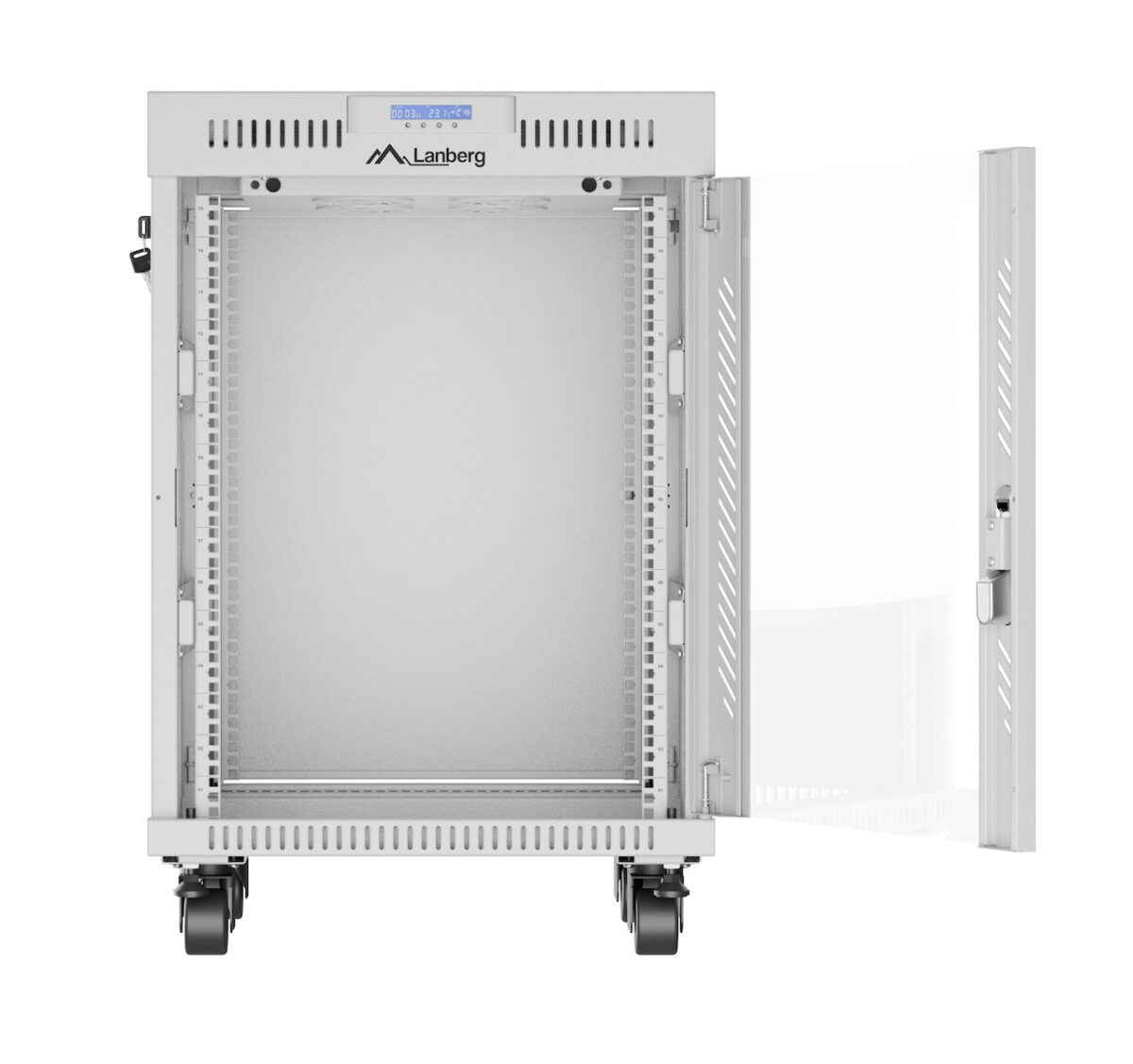 Lanberg Επιδαπέδια Καμπίνα Rack 15U Γκρι FF01-6615-12SL - Image 7