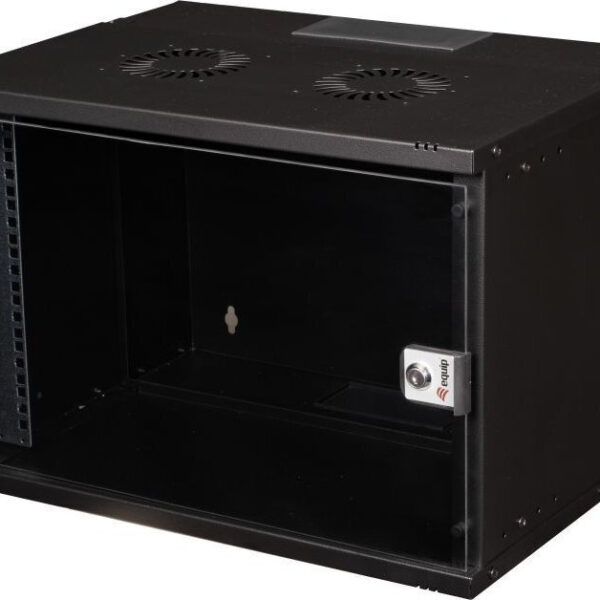 Equip Επιτοίχια Καμπίνα Rack 54x40cm Μαύρο EWM-07-5440-B