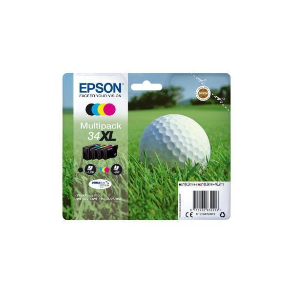 Epson Γνήσιο Πακέτο 4 Μελανιών Εκτυπωτή InkJet Κίτρινο / Κυανό / Ματζέντα / Μαύρο