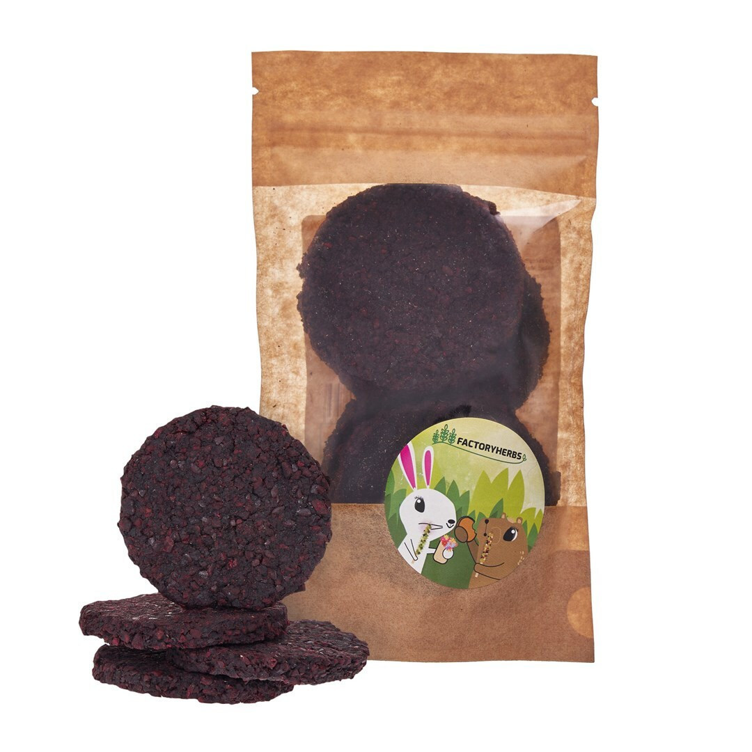 Factoryherbs Carrot Cookies Flaxseed Treat Rodents Rabbits 100g