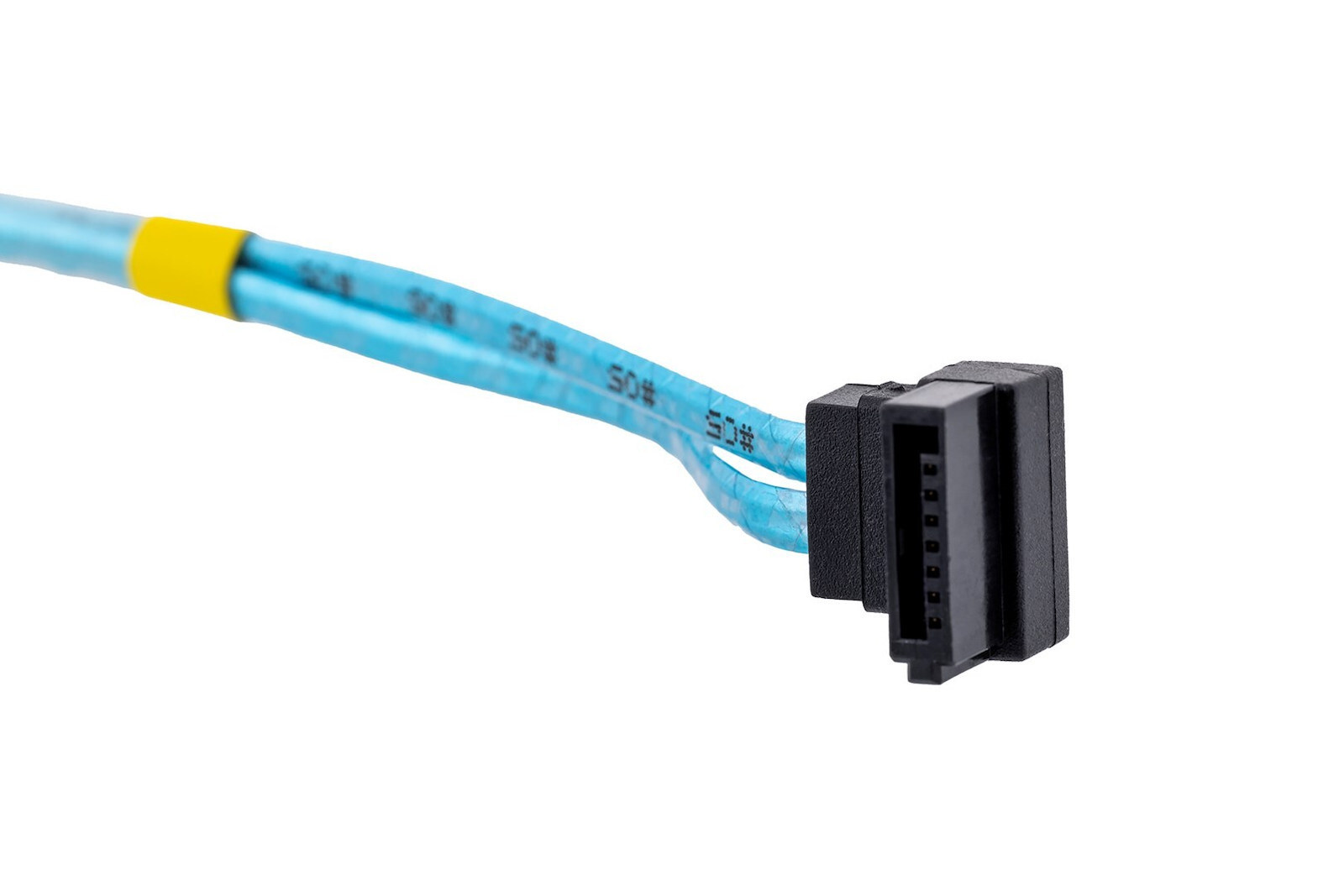 20250328153428_0ac286db Supermicro 4 X Round Sata Cable 0.56 M Black Blue White - Image 4
