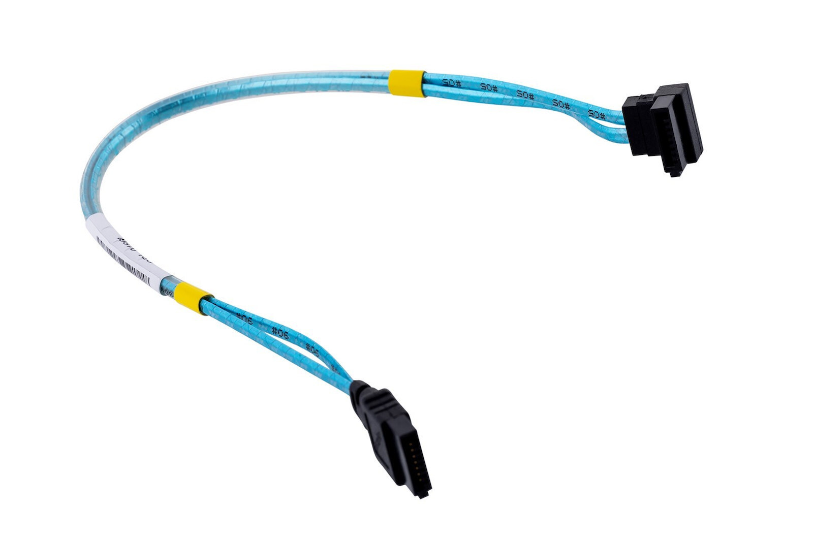 20250328153428_bbf94a37 Supermicro 4 X Round Sata Cable 0.56 M Black Blue White - Image 5