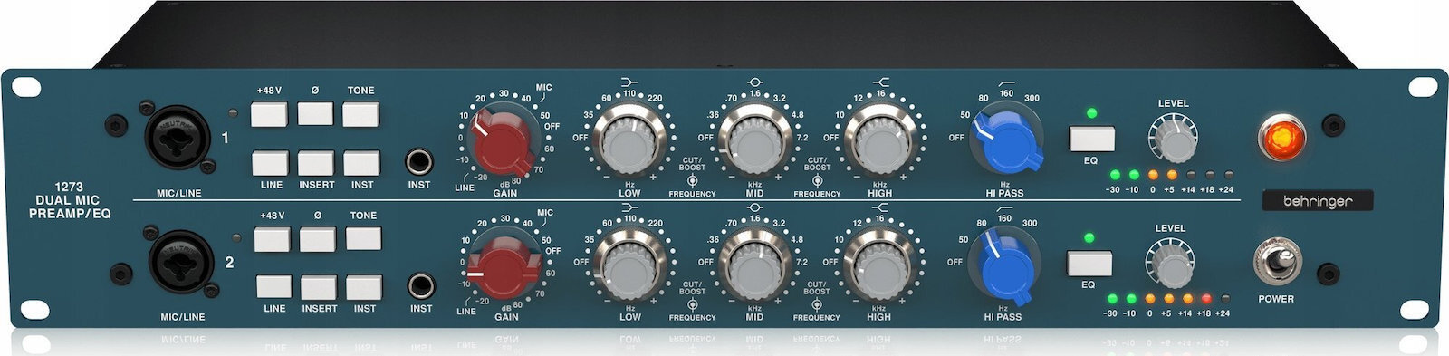 20250401115317_e9a56352 Behringer Αναλογικός Ενισχυτής Ακουστικών Rack Καναλιών - Image 2