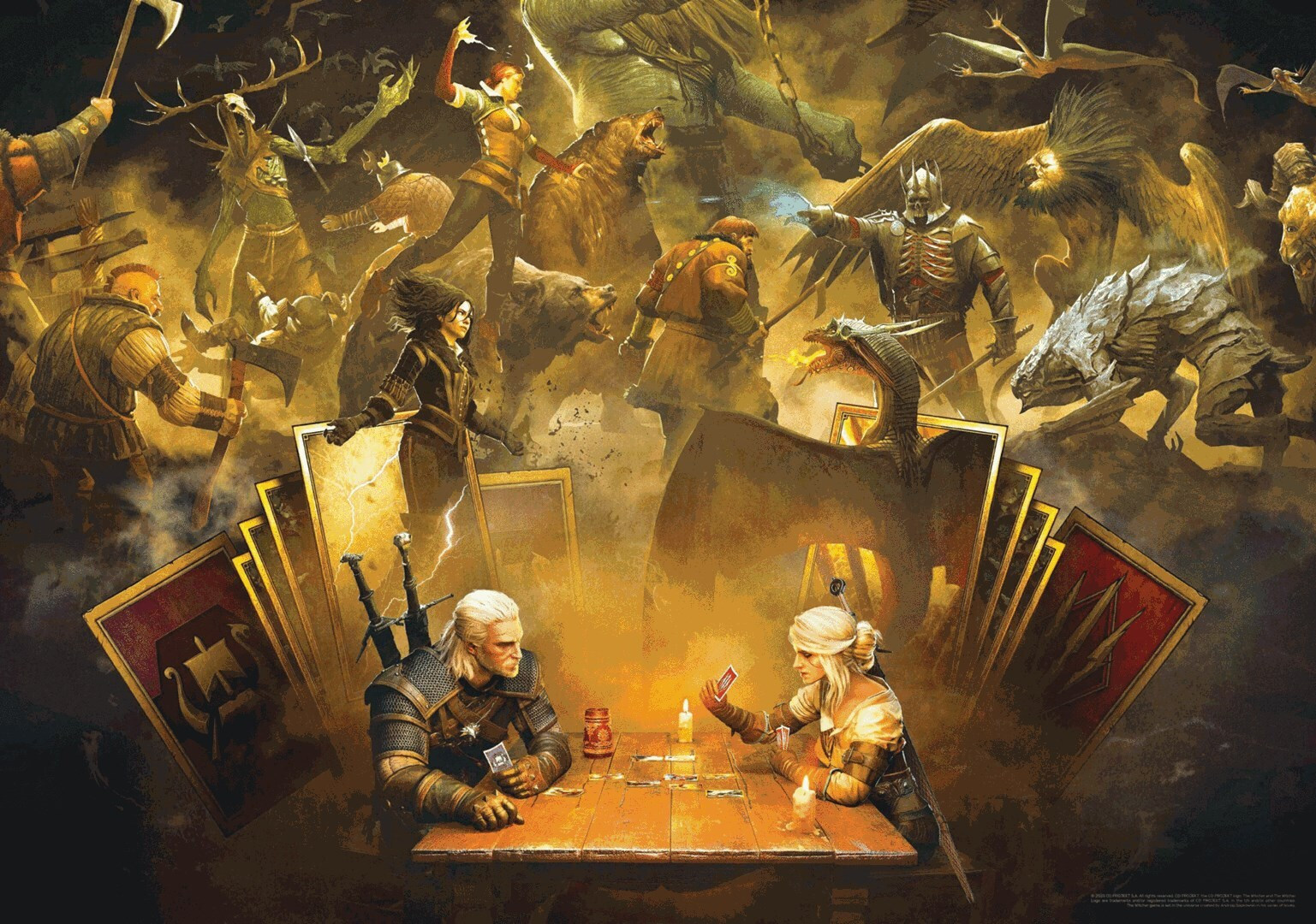 20250401145453_00206168 The Witcher: Playing Gwent Puzzle 2D 1000pcs - Image 3