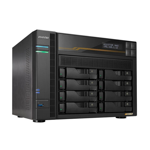 Asustor Lockerstor 8 Gen3 AS6808T NAS με 12 θέσεις για M.2