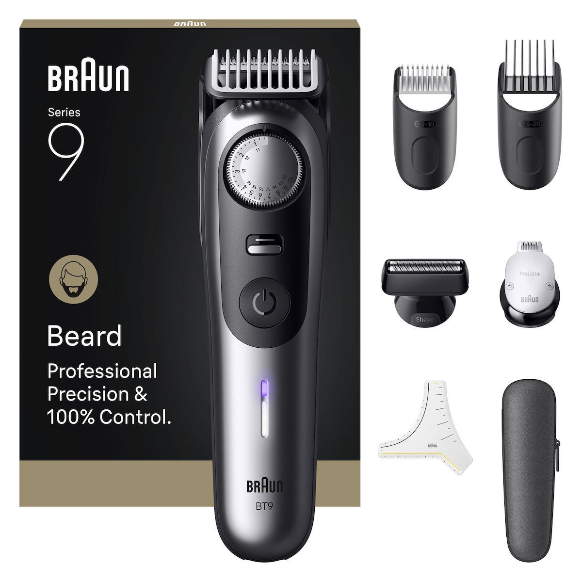 20250407093113_8d81bf3e Braun Series 9 Κουρευτική Μηχανή Ασημί BT9520 - Image 2