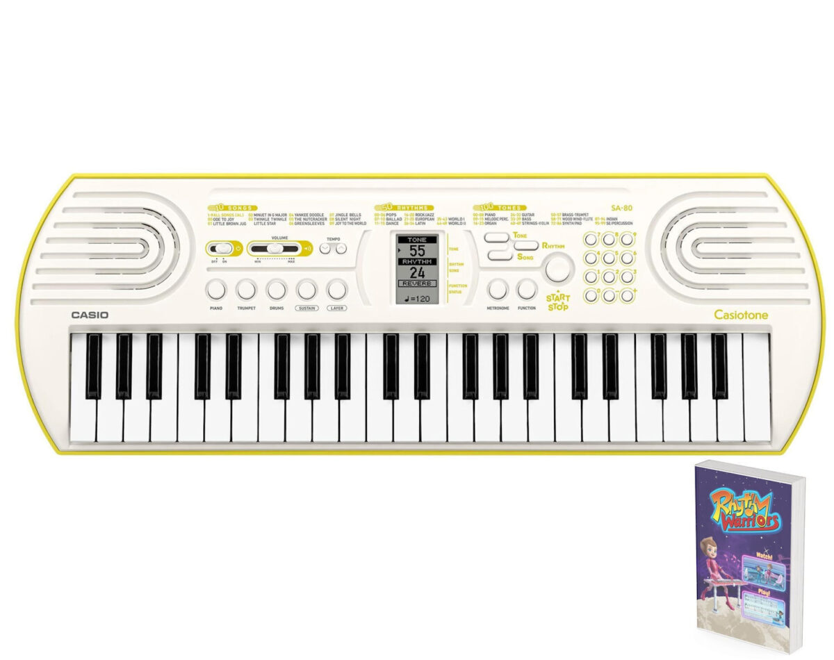 Casio Αρμόνιο Sa80 με 44 Πλήκτρα Λευκό - Image 3
