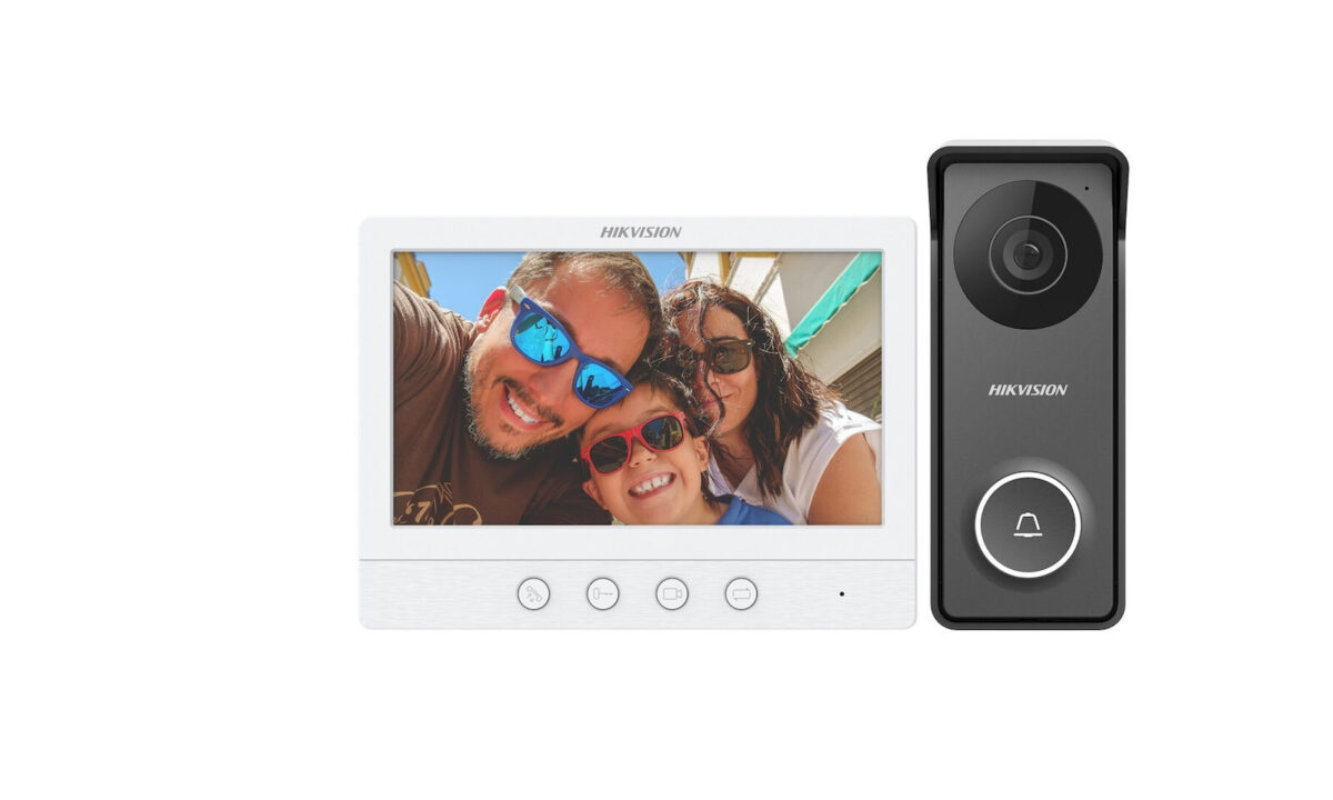 Hikvision Κουδούνι Πόρτας Ασημί - Image 1