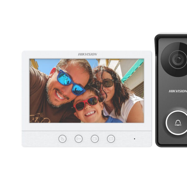 Hikvision Κουδούνι Πόρτας Ασημί