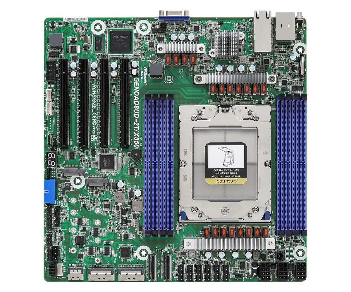 ASRock SoC Motherboard SSI EEB με AMD SP5 Socket TURIN2D16-2T