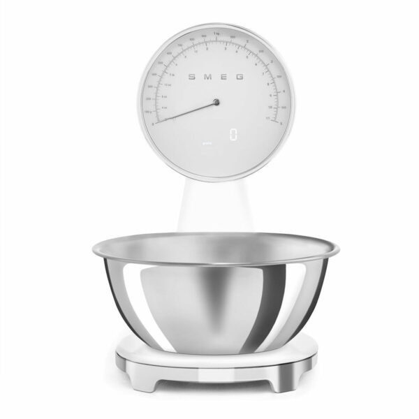 Smeg Αναλογική Ζυγαριά Κουζίνας 1gr/5kg Λευκή