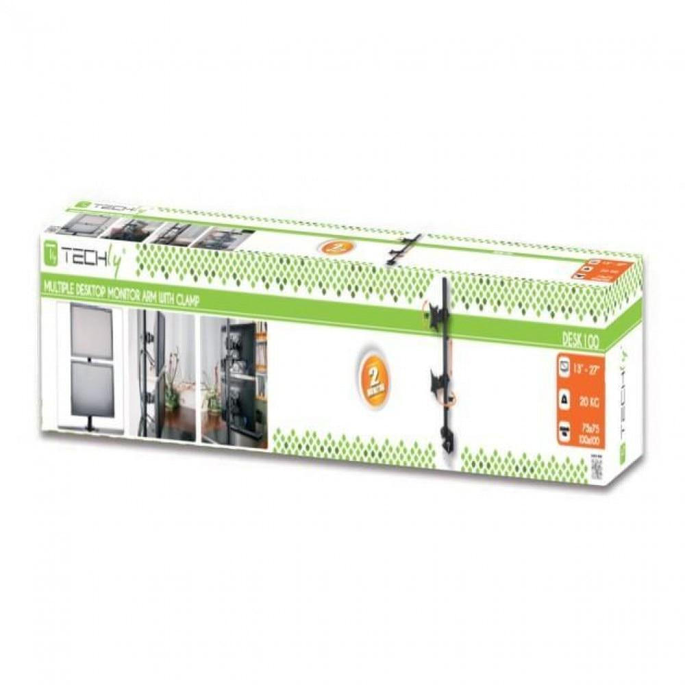 20250425160938_0a3ecce0 Techly (ICA-LCD-350-D) Βάση Οθόνης Γραφείου έως 27" - Image 4