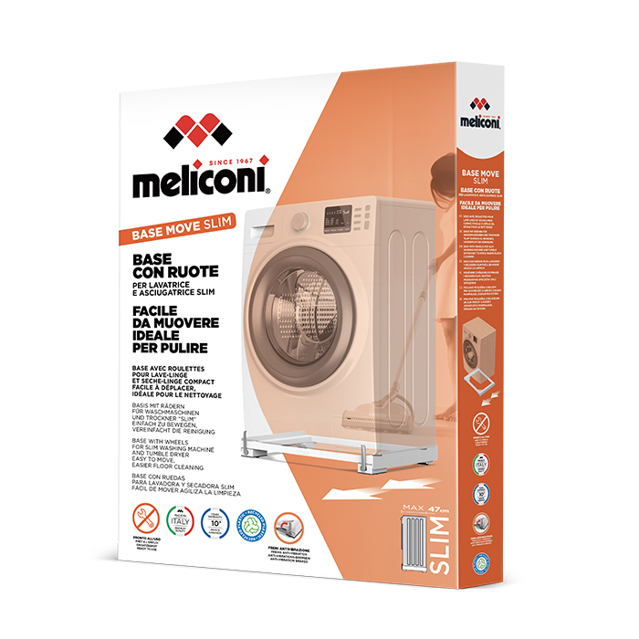 20250428120747_a2f25d1c Meliconi 070-0644 Ρυθμιζόμενη Βάση Πλυντηρίου/Στεγνωτηρίου από Πλαστικό με Ρόδες 60x60εκ. - Image 6