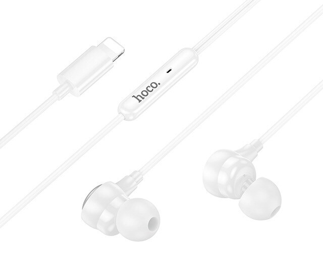 20250429104009_hoco_m116_benevolent_in_ear_handsfree_akoustika_me_vysma_usb_c_leyko Hoco M116 Benevolent In-ear Handsfree Ακουστικά με Βύσμα USB-C - Image 1