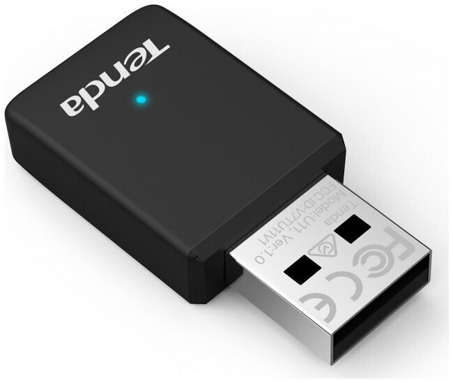 Tenda U11 Ασύρματος USB Αντάπτορας Δικτύου 886Mbps