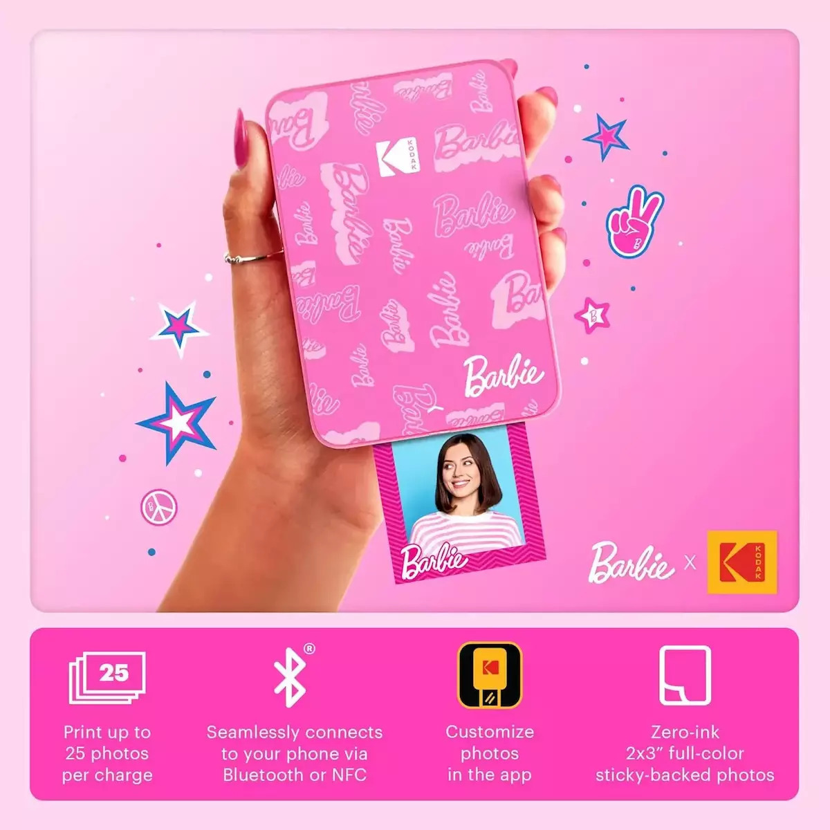 20250430173500_c4e9a632 Kodak x Barbie Zink Εκτυπωτής Φωτογραφιών - Image 2