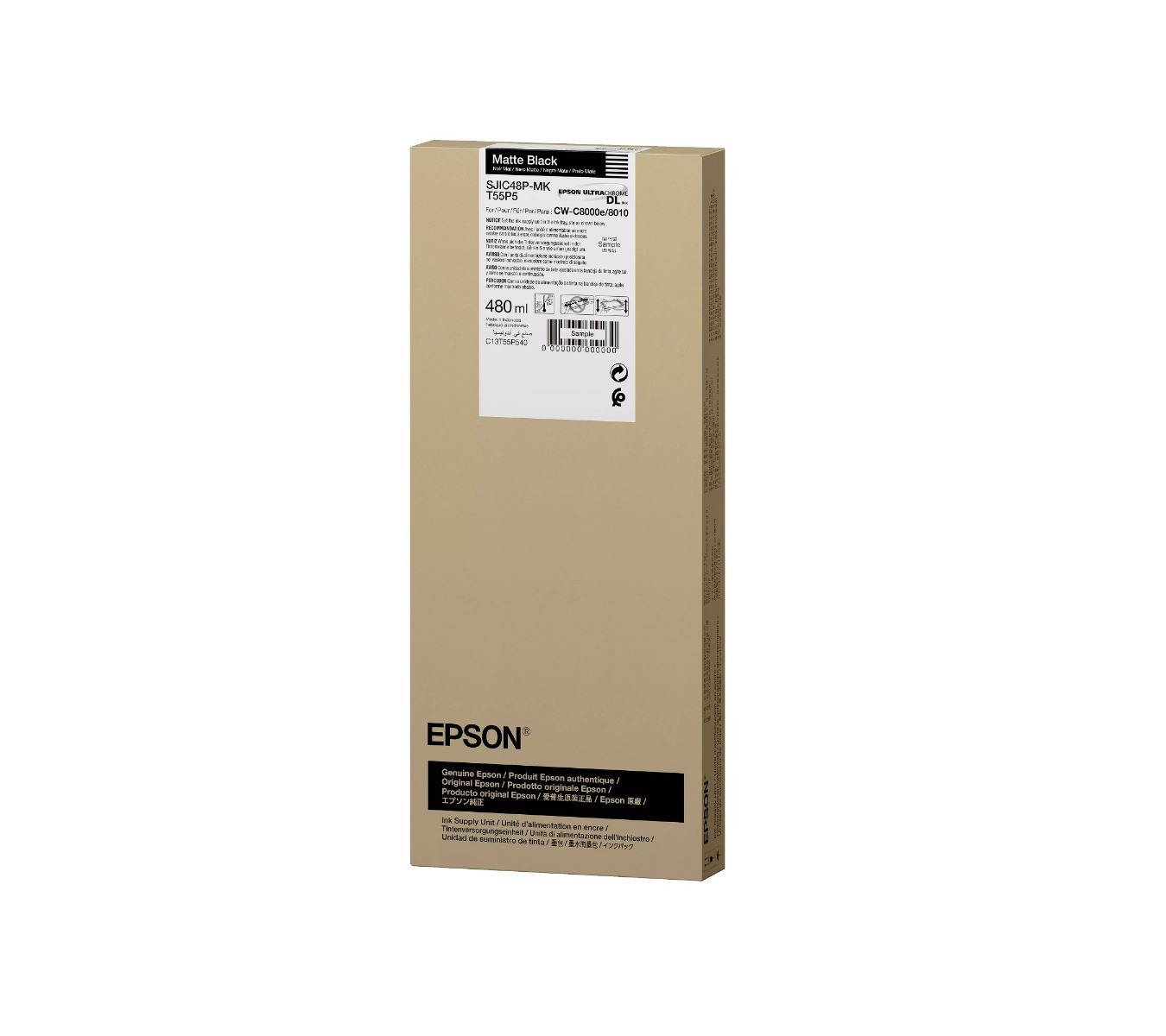 20250507120554_48b7a974 Epson SJIC48P-MK Γνήσιο Μελάνι Εκτυπωτή InkJet Matte Μαύρο (C13T55P540) - Image 2