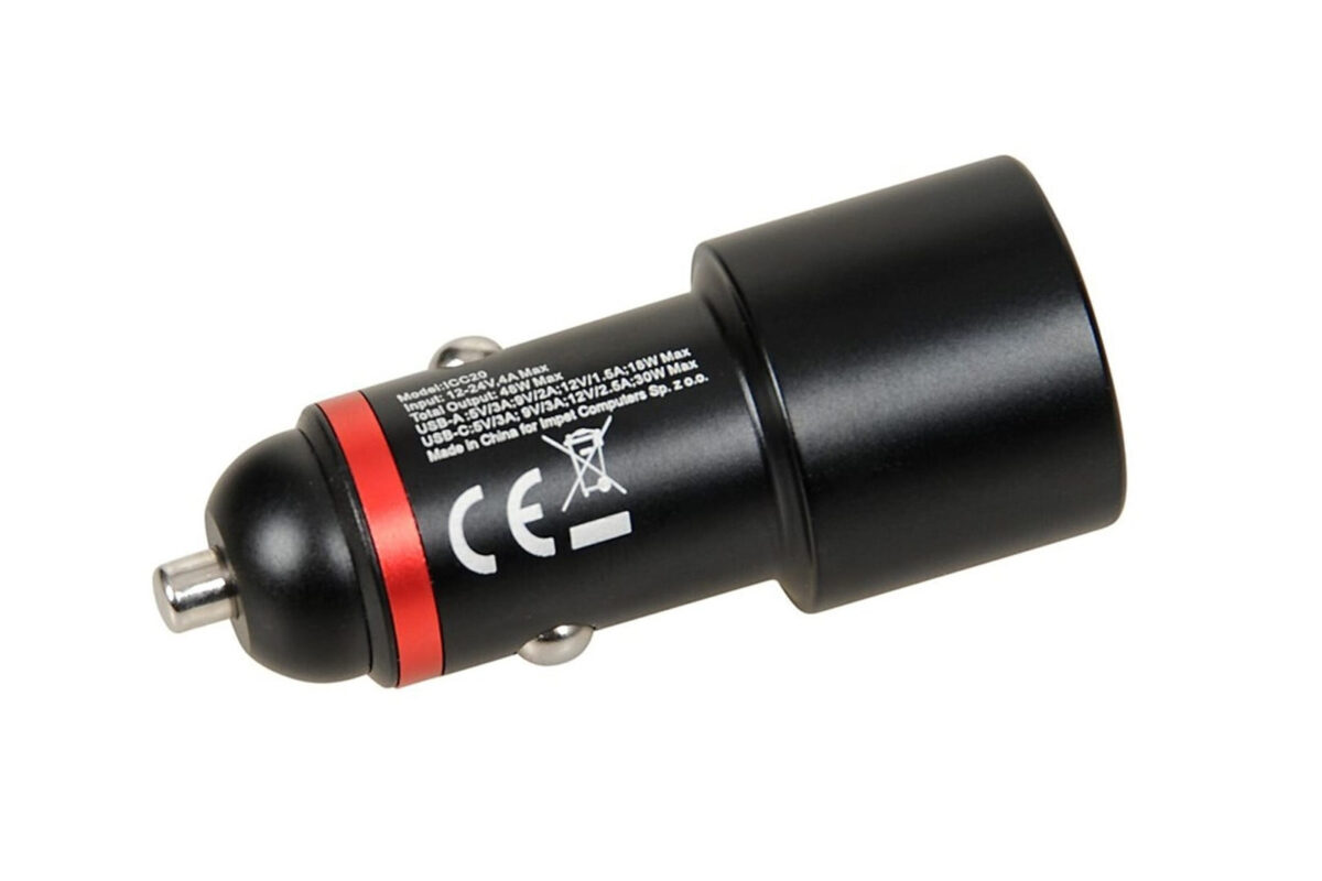 iBox Φορτιστής Αυτοκινήτου με Θύρες 2xUSB-A - Image 3