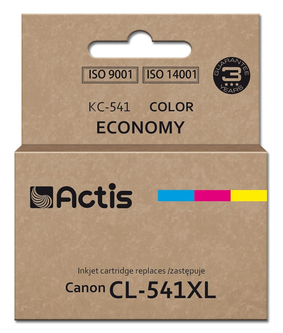 Actis Συμβατό Μελάνι Εκτυπωτή InkJet Canon CL-541XL 18ml Κίτρινο 1τμχ