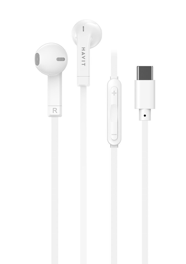20250512151023_havit_e336c_in_ear_handsfree_akoustika_me_vysma_3_5mm_leyko Havit E336C In-ear Handsfree Ακουστικά με Βύσμα 3.5mm - Image 1