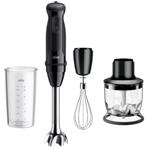 Braun MultiQuick 5 Ραβδομπλέντερ με Πλαστική Ράβδο 1000W Μαύρο
