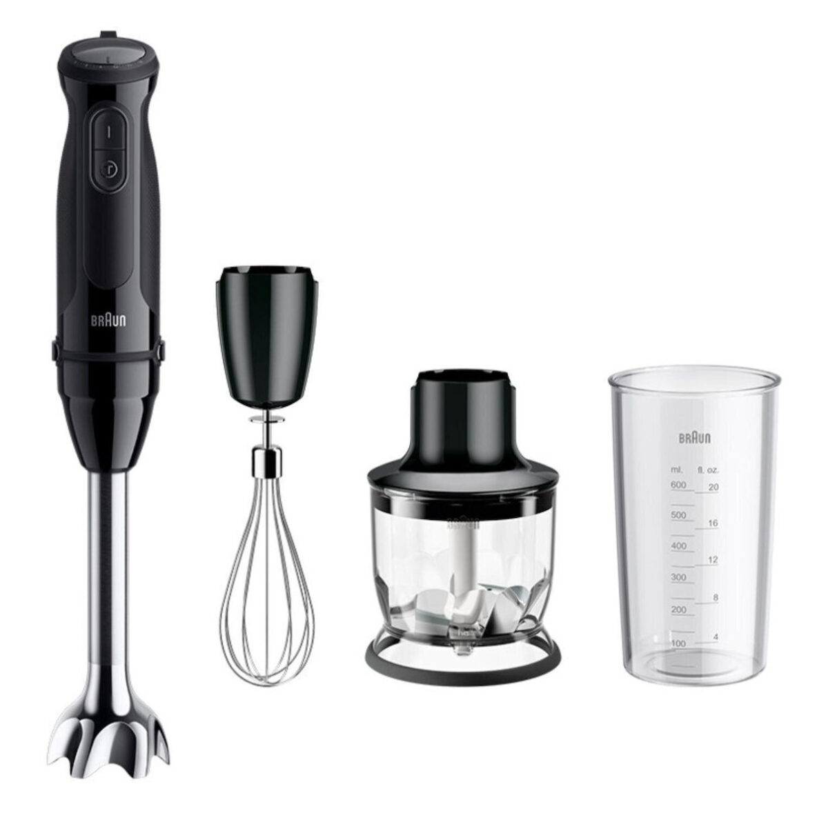 Braun MultiQuick 5 Ραβδομπλέντερ με Πλαστική Ράβδο 1000W Μαύρο - Image 2