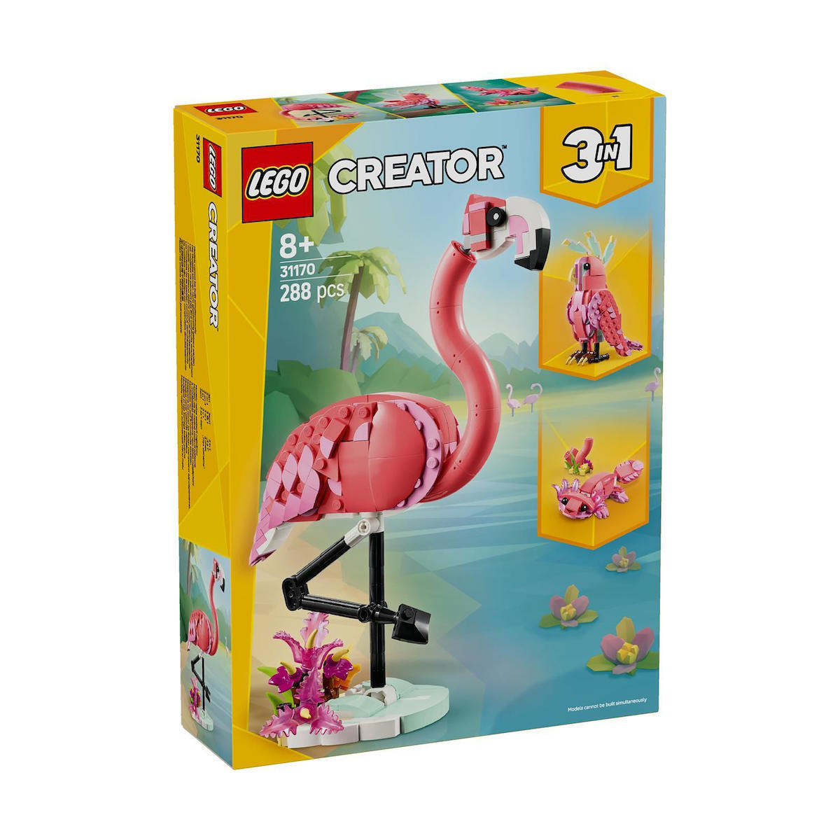 Lego Creator Wild Animals: Pink Flamingo για 8+ Ετών 288τμχ
