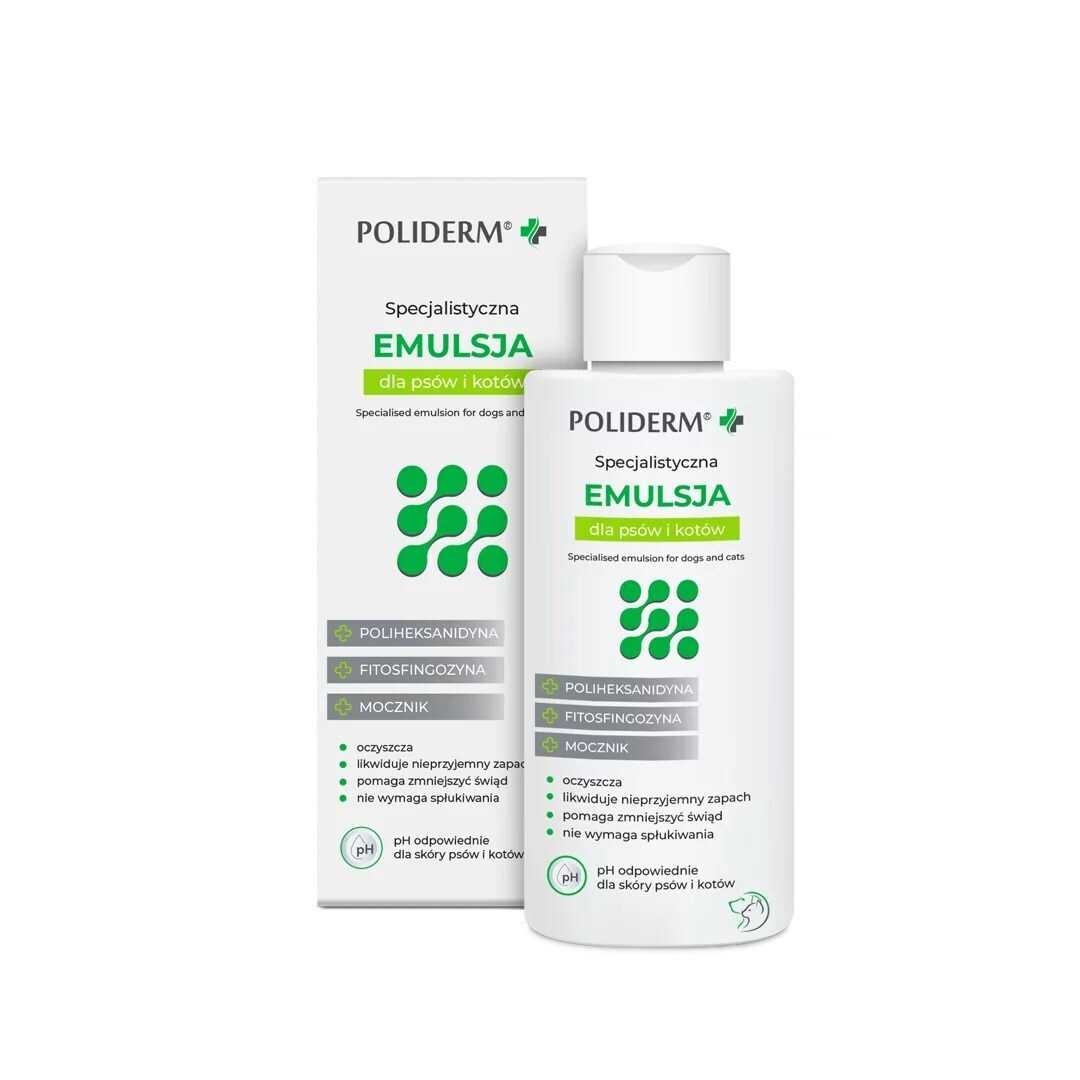 20250513165836_jm_sante_poliderm_emulsion_inflammation_prone_skin_dogs_cats_140_ml Jm Sante Poliderm Emulsion Inflammation-prone Skin Dogs Cats – 140 Ml - Image 1