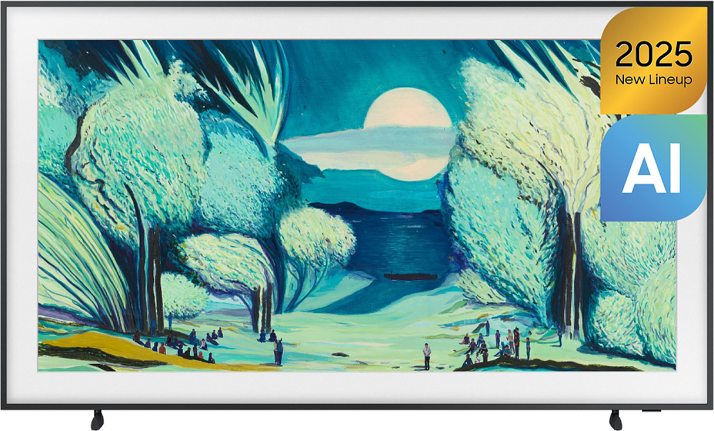 Samsung Smart Τηλεόραση 55" 4K UHD QLED LS03F The Frame HDR (2025) QE55LS03FAUXXH