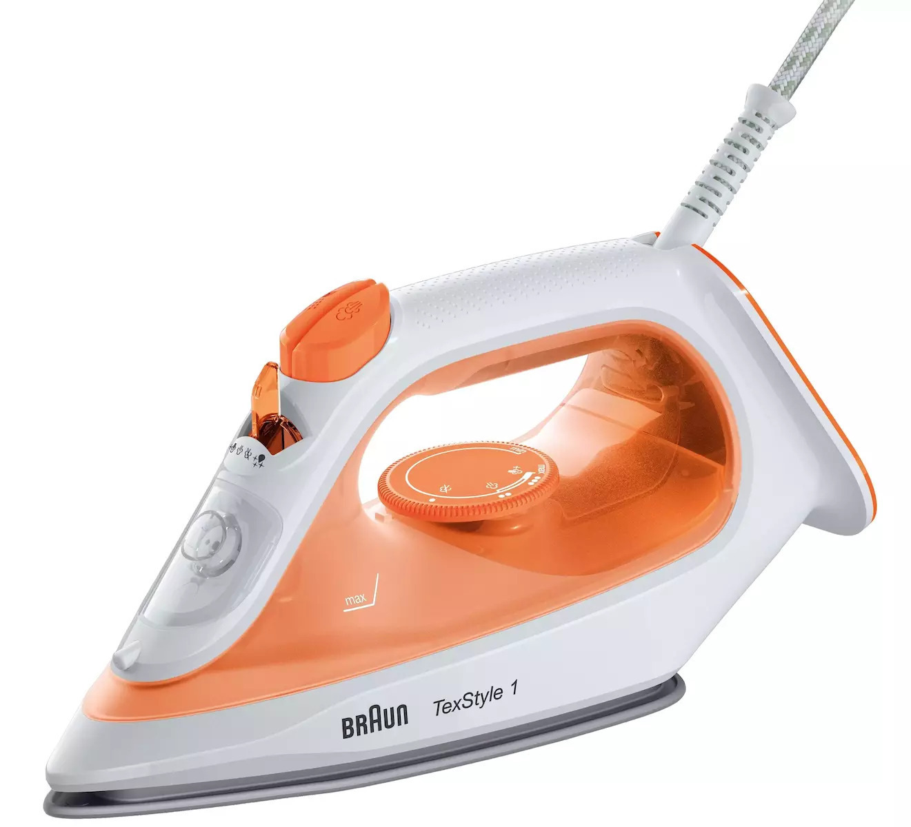 Braun Texstyle 1 Si SI1009OR 1900W με Συνεχόμενη Παροχή Ατμού 25gr/min