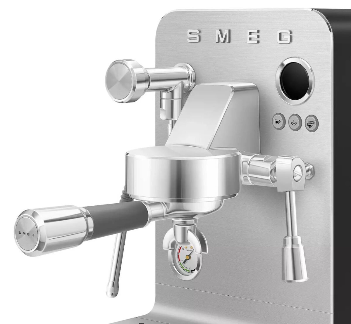 Smeg Αυτόματη για Αλεσμένο Καφέ Μαύρη EMC02BLMEU - Image 9